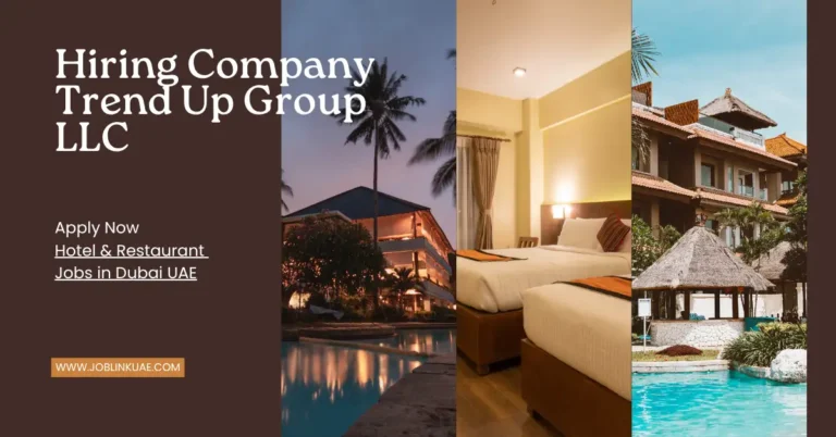 Hotel & Restaurant Jobs in Dubai UAE